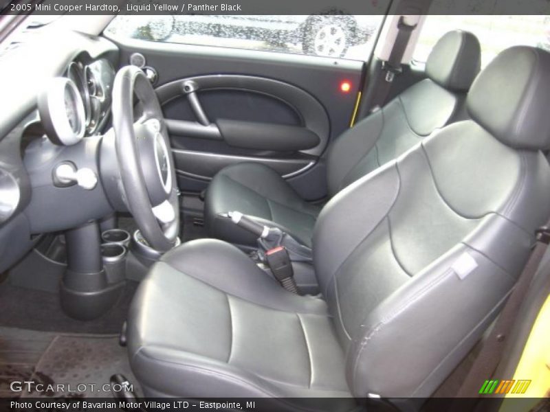 Liquid Yellow / Panther Black 2005 Mini Cooper Hardtop
