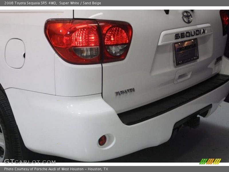 Super White / Sand Beige 2008 Toyota Sequoia SR5 4WD