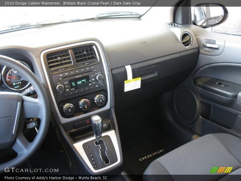 Brilliant Black Crystal Pearl / Dark Slate Gray 2010 Dodge Caliber Mainstreet