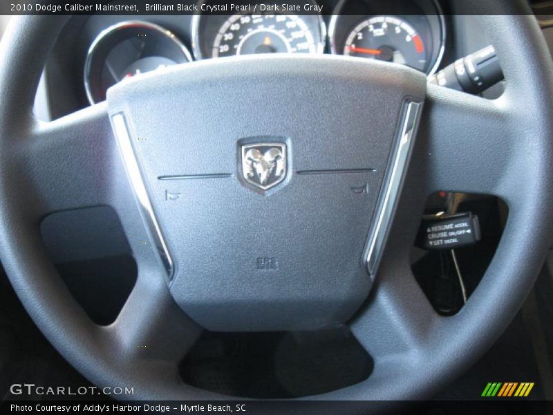 Brilliant Black Crystal Pearl / Dark Slate Gray 2010 Dodge Caliber Mainstreet