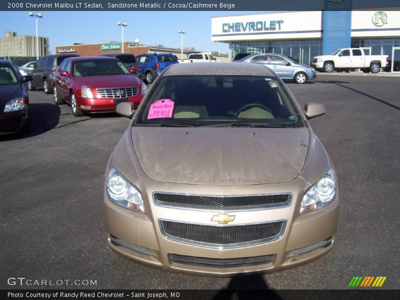 Sandstone Metallic / Cocoa/Cashmere Beige 2008 Chevrolet Malibu LT Sedan