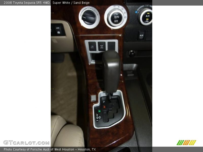 Super White / Sand Beige 2008 Toyota Sequoia SR5 4WD