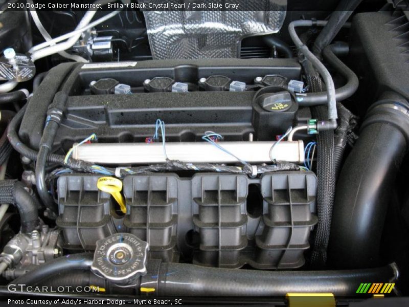 Brilliant Black Crystal Pearl / Dark Slate Gray 2010 Dodge Caliber Mainstreet
