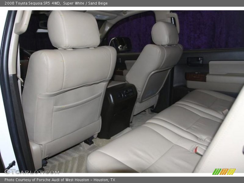 Super White / Sand Beige 2008 Toyota Sequoia SR5 4WD