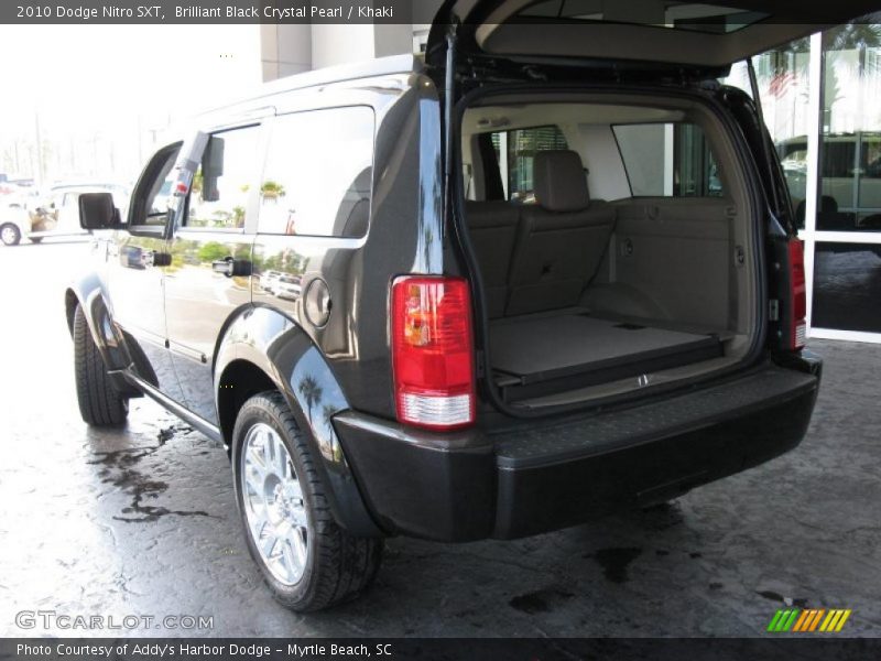 Brilliant Black Crystal Pearl / Khaki 2010 Dodge Nitro SXT
