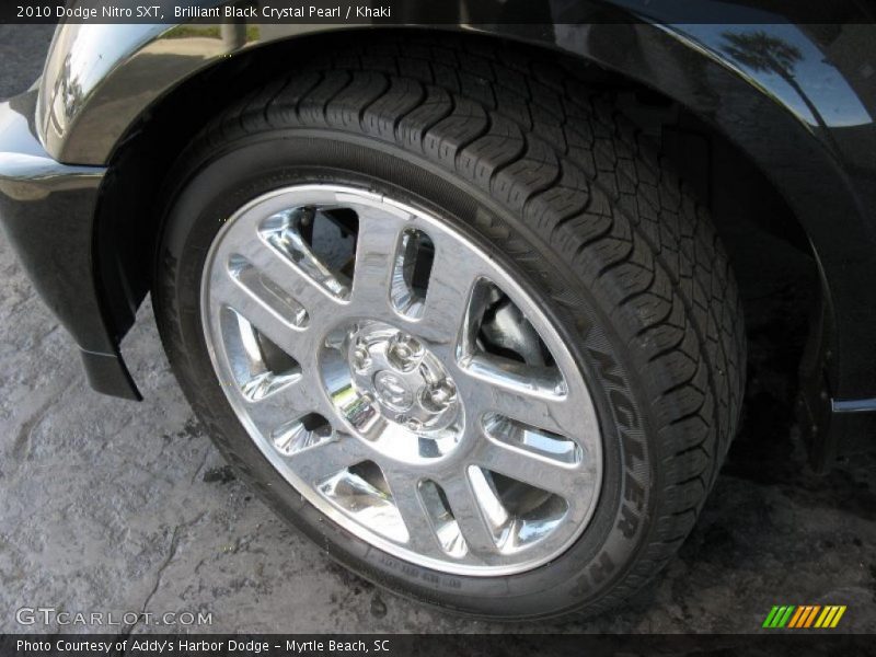 Brilliant Black Crystal Pearl / Khaki 2010 Dodge Nitro SXT