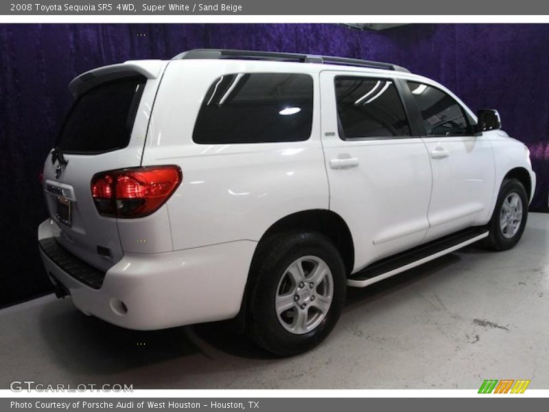 Super White / Sand Beige 2008 Toyota Sequoia SR5 4WD