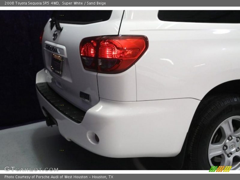Super White / Sand Beige 2008 Toyota Sequoia SR5 4WD