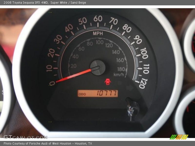 Super White / Sand Beige 2008 Toyota Sequoia SR5 4WD