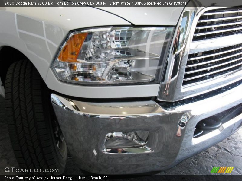 Bright White / Dark Slate/Medium Graystone 2010 Dodge Ram 3500 Big Horn Edition Crew Cab Dually