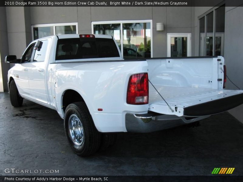 Bright White / Dark Slate/Medium Graystone 2010 Dodge Ram 3500 Big Horn Edition Crew Cab Dually