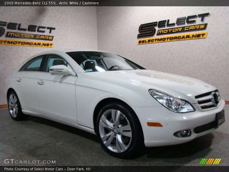 Arctic White / Cashmere 2009 Mercedes-Benz CLS 550