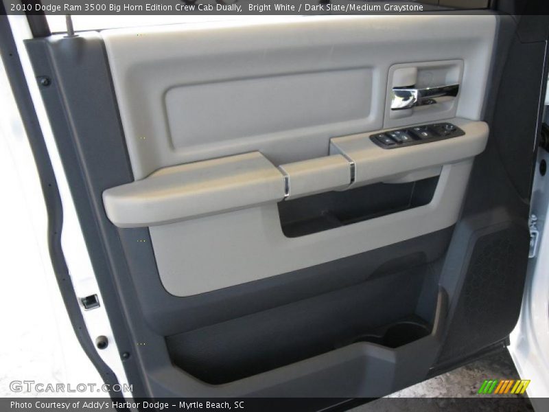 Bright White / Dark Slate/Medium Graystone 2010 Dodge Ram 3500 Big Horn Edition Crew Cab Dually