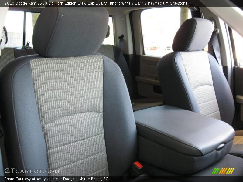 Bright White / Dark Slate/Medium Graystone 2010 Dodge Ram 3500 Big Horn Edition Crew Cab Dually