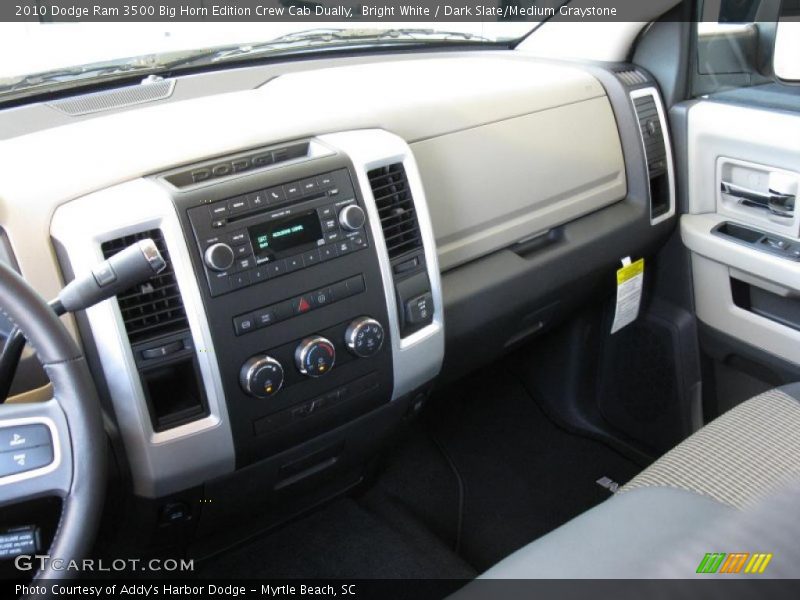 Bright White / Dark Slate/Medium Graystone 2010 Dodge Ram 3500 Big Horn Edition Crew Cab Dually