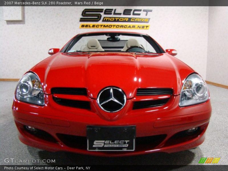Mars Red / Beige 2007 Mercedes-Benz SLK 280 Roadster