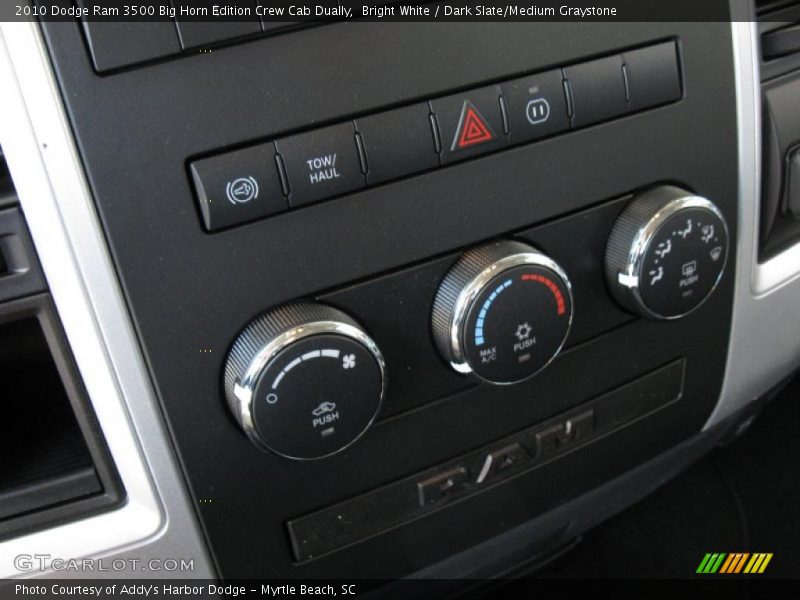 Bright White / Dark Slate/Medium Graystone 2010 Dodge Ram 3500 Big Horn Edition Crew Cab Dually