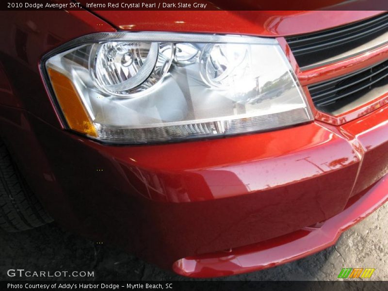 Inferno Red Crystal Pearl / Dark Slate Gray 2010 Dodge Avenger SXT