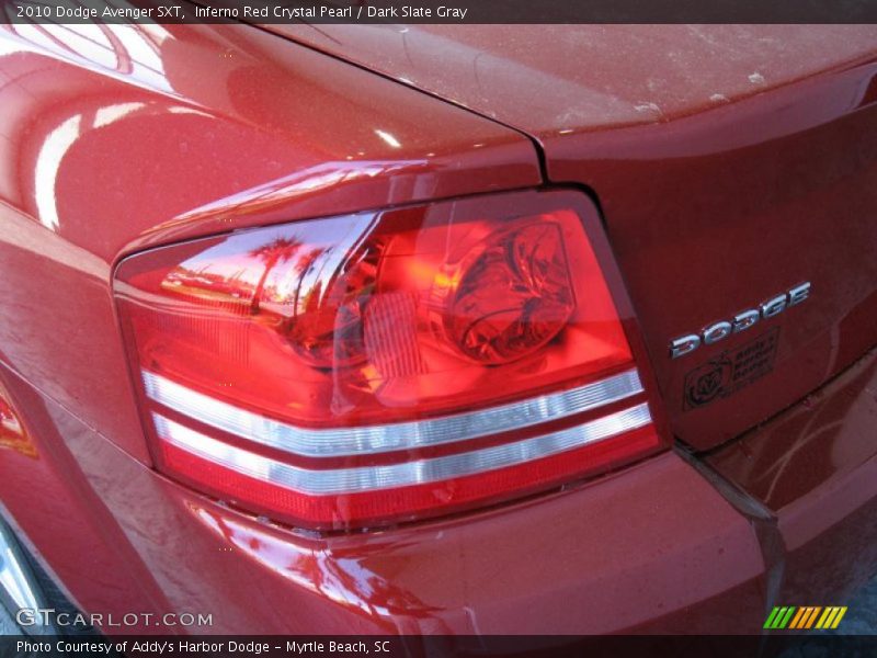 Inferno Red Crystal Pearl / Dark Slate Gray 2010 Dodge Avenger SXT