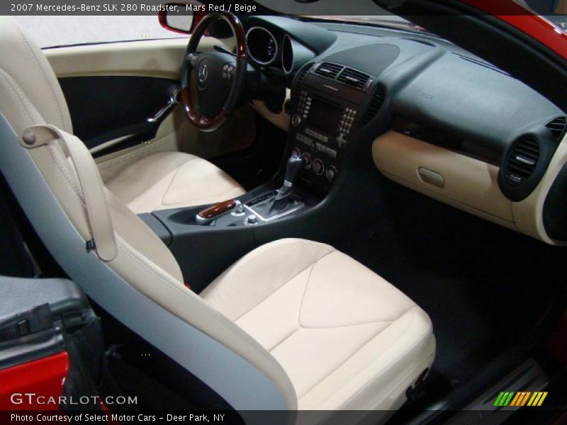 Mars Red / Beige 2007 Mercedes-Benz SLK 280 Roadster