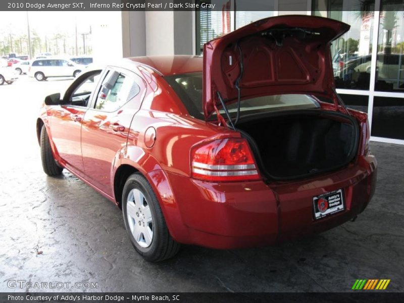 Inferno Red Crystal Pearl / Dark Slate Gray 2010 Dodge Avenger SXT