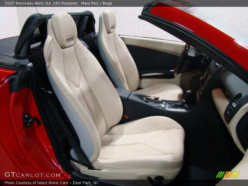 Mars Red / Beige 2007 Mercedes-Benz SLK 280 Roadster