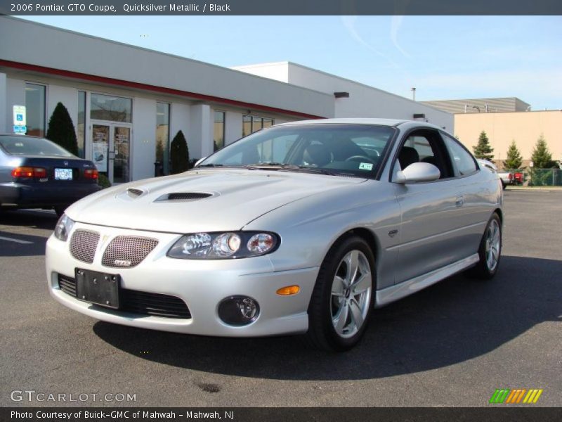 Quicksilver Metallic / Black 2006 Pontiac GTO Coupe