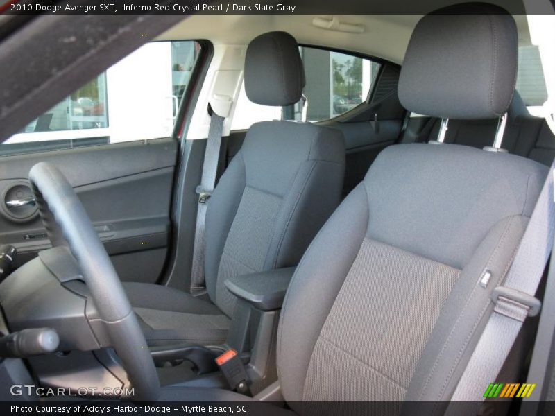 Inferno Red Crystal Pearl / Dark Slate Gray 2010 Dodge Avenger SXT