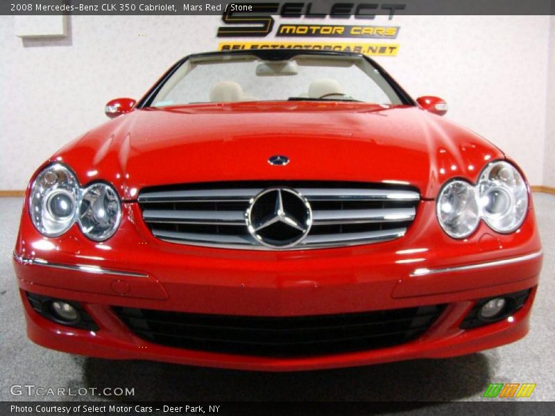 Mars Red / Stone 2008 Mercedes-Benz CLK 350 Cabriolet
