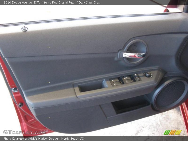 Inferno Red Crystal Pearl / Dark Slate Gray 2010 Dodge Avenger SXT