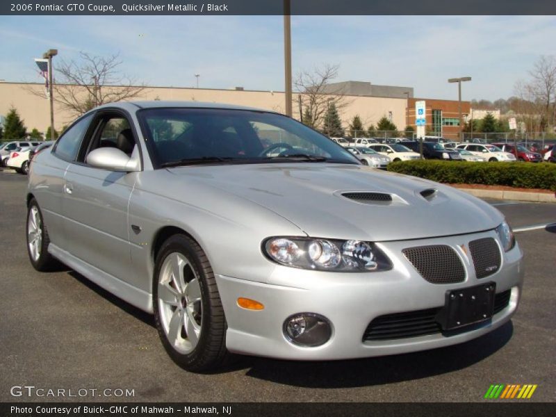 Quicksilver Metallic / Black 2006 Pontiac GTO Coupe