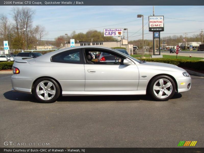 Quicksilver Metallic / Black 2006 Pontiac GTO Coupe