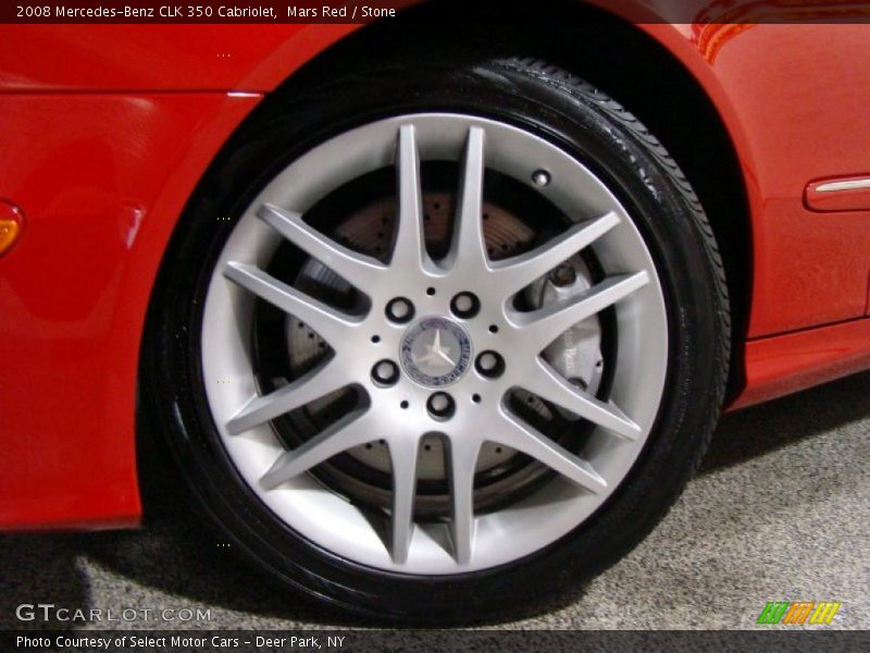 Mars Red / Stone 2008 Mercedes-Benz CLK 350 Cabriolet