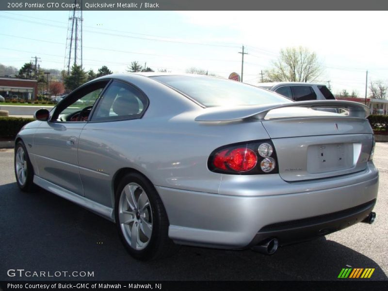 Quicksilver Metallic / Black 2006 Pontiac GTO Coupe