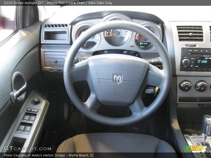 Inferno Red Crystal Pearl / Dark Slate Gray 2010 Dodge Avenger SXT