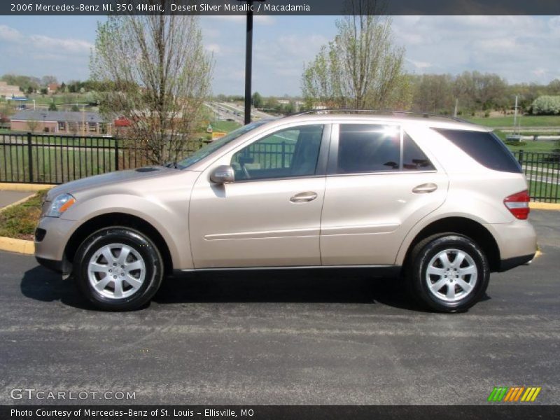 Desert Silver Metallic / Macadamia 2006 Mercedes-Benz ML 350 4Matic