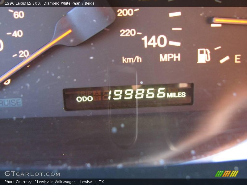 Diamond White Pearl / Beige 1996 Lexus ES 300