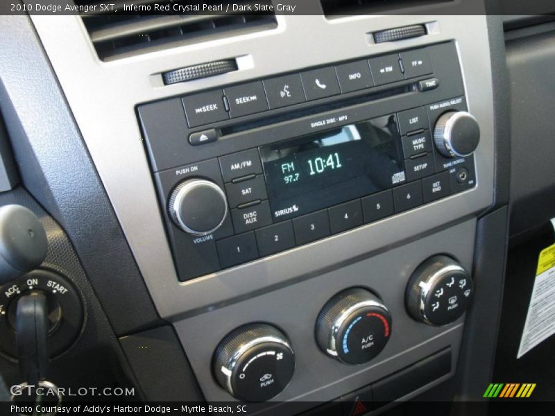 Inferno Red Crystal Pearl / Dark Slate Gray 2010 Dodge Avenger SXT