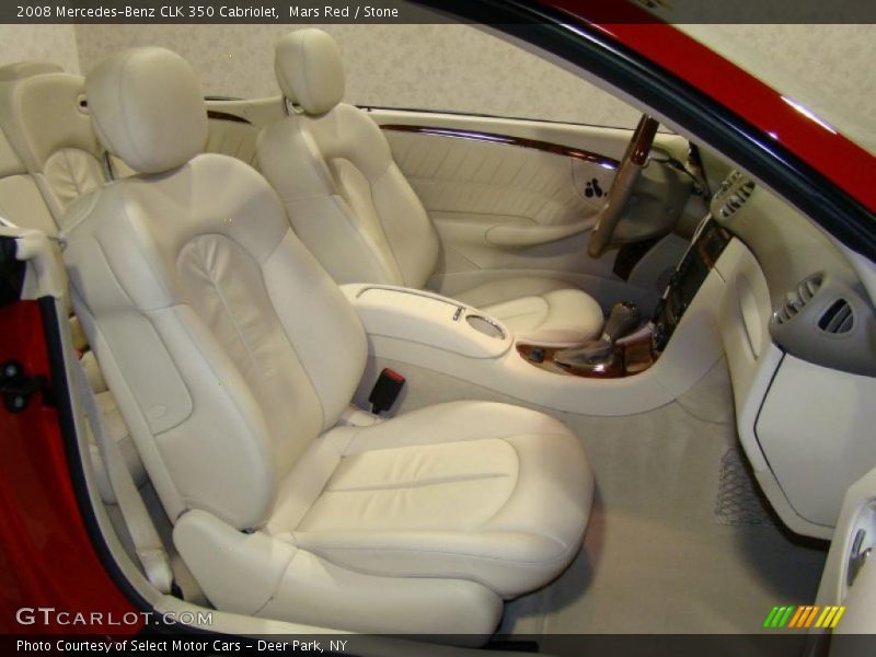 Mars Red / Stone 2008 Mercedes-Benz CLK 350 Cabriolet