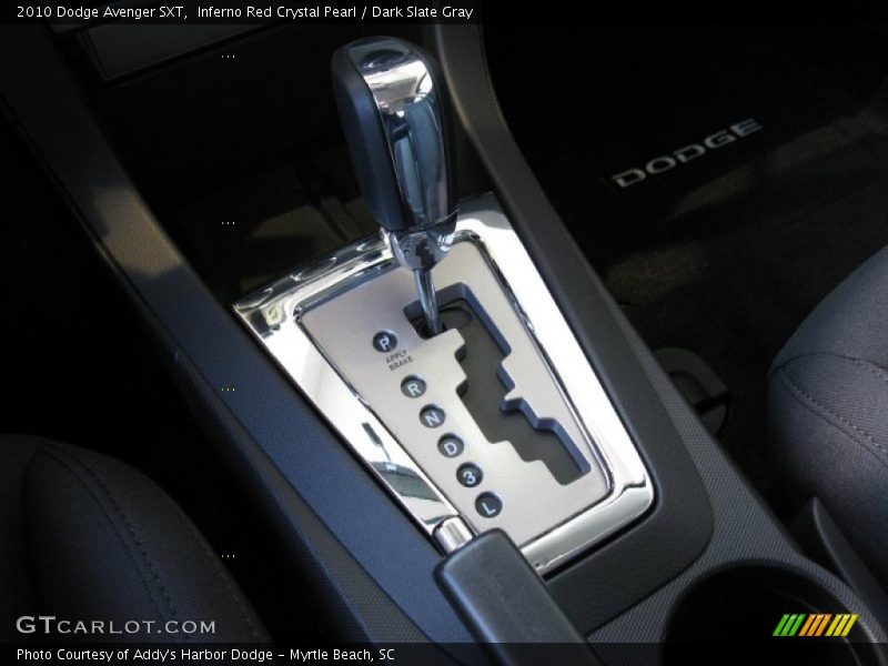 Inferno Red Crystal Pearl / Dark Slate Gray 2010 Dodge Avenger SXT