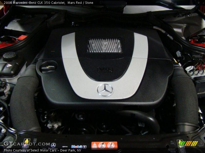 Mars Red / Stone 2008 Mercedes-Benz CLK 350 Cabriolet