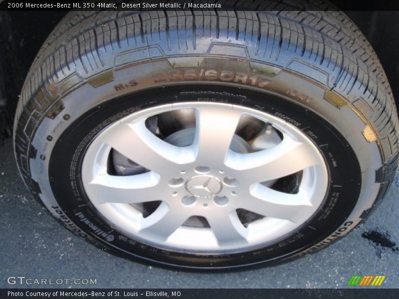 Desert Silver Metallic / Macadamia 2006 Mercedes-Benz ML 350 4Matic