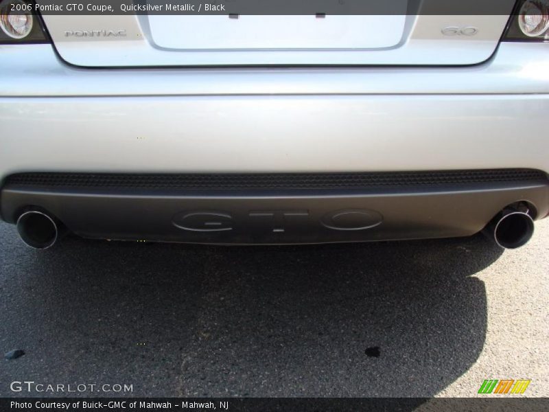 Quicksilver Metallic / Black 2006 Pontiac GTO Coupe