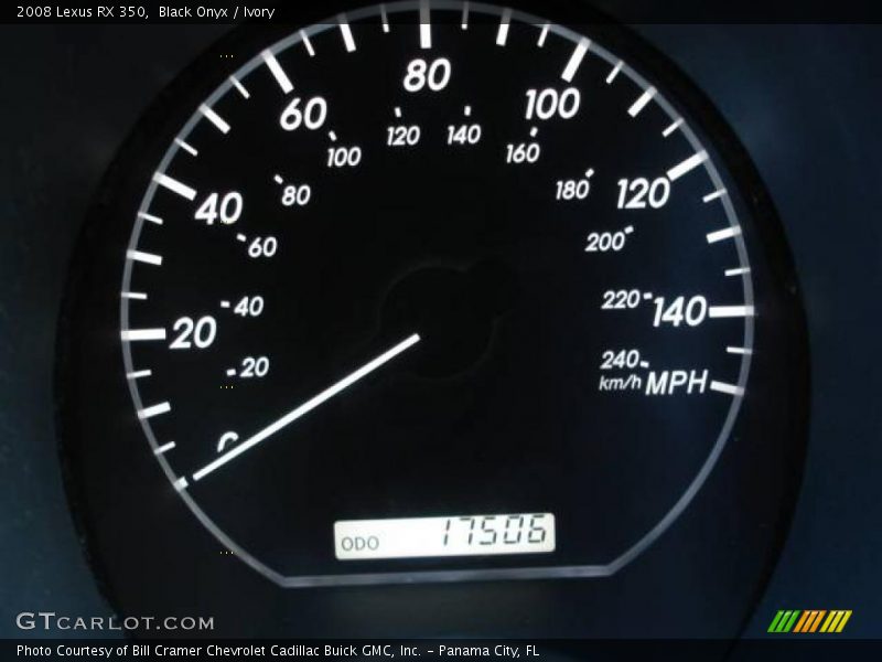Black Onyx / Ivory 2008 Lexus RX 350