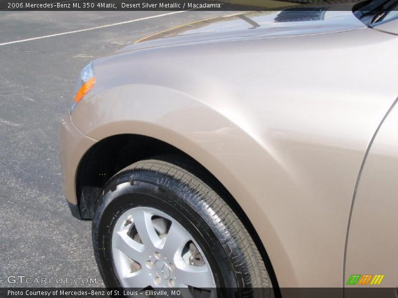 Desert Silver Metallic / Macadamia 2006 Mercedes-Benz ML 350 4Matic