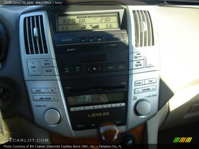 Black Onyx / Ivory 2008 Lexus RX 350