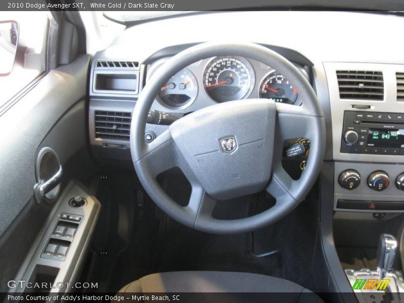 White Gold / Dark Slate Gray 2010 Dodge Avenger SXT