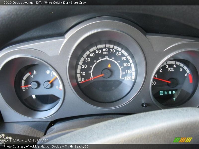 White Gold / Dark Slate Gray 2010 Dodge Avenger SXT