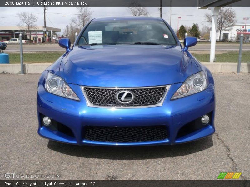 Ultrasonic Blue Mica / Black 2008 Lexus IS F