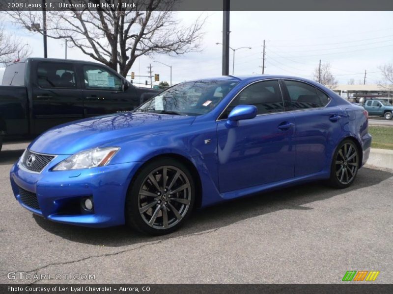 Ultrasonic Blue Mica / Black 2008 Lexus IS F